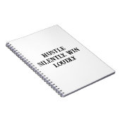 無言で勝利 – モチベーションはっきりしたノート男性へ ノートブック (右側)