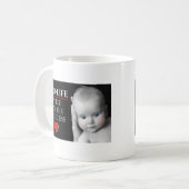 無言のための妊娠中絶反対の声 コーヒーマグカップ (正面左)