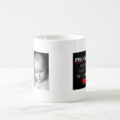 無言のための妊娠中絶反対の声 コーヒーマグカップ (中央)