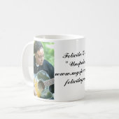 "無言の"コップ! コーヒーマグカップ (正面左)