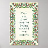 無言を素晴らし言うほど苦しまず ポスター (正面)