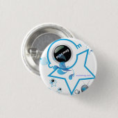 無言ボタン 缶バッジ (正面&裏面)