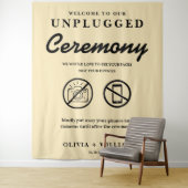 無詰め式の結婚バターイエローの背景 タペストリー (インサイチュ)