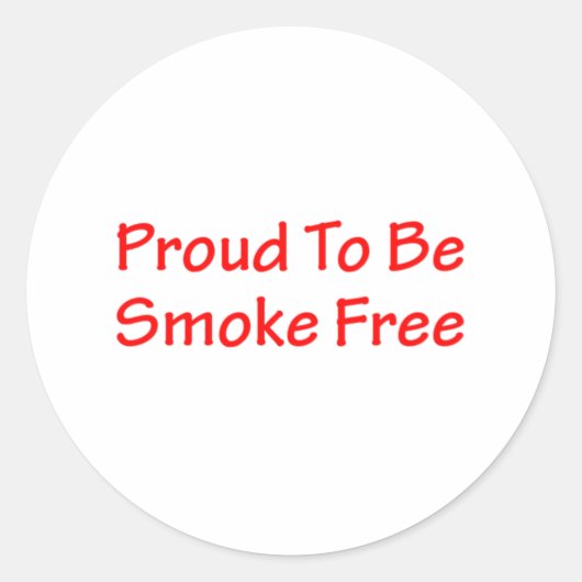 無誇りを持った煙になる ラウンドシール (正面)