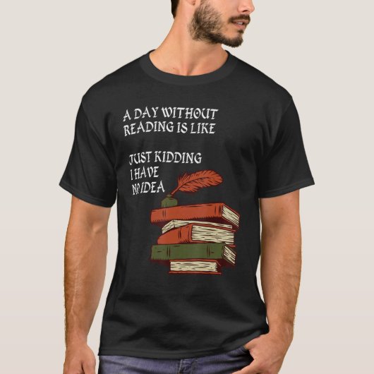 無読日…冗談じゃない Tシャツ (正面)