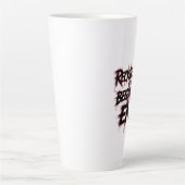 無謀なリーダーシップの危険性 カフェラテマグ (正面)