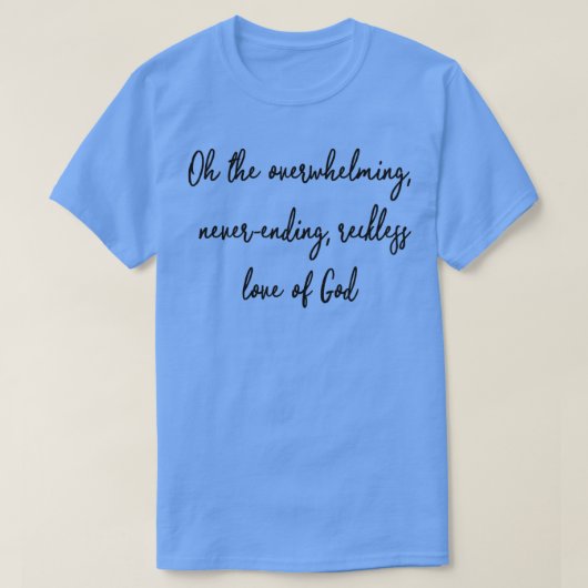 無謀な恋愛 Tシャツ (デザイン正面)