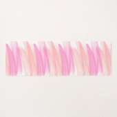 無謀な楽観主義を追求するブラシストロークバラ ヨガマット (裏面(横))