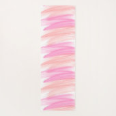 無謀な楽観主義を追求するブラシストロークバラ ヨガマット (裏面)