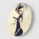 無謀な ラージ壁時計 (傾斜)