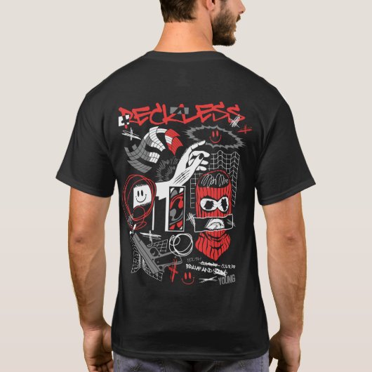 無謀な Tシャツ (裏面)