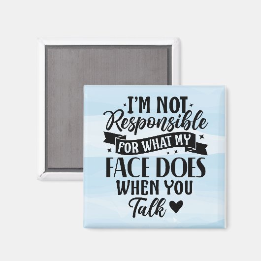 無責任おもしろい皮肉な攻撃 マグネット (正面/裏面)