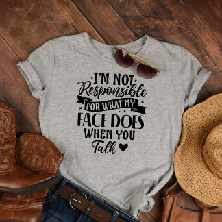 無責任おもしろい皮肉な攻撃 Tシャツ