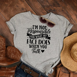 無責任おもしろい皮肉な攻撃 Tシャツ