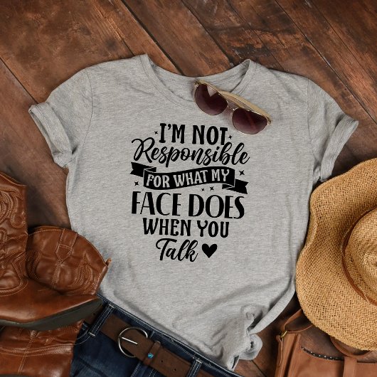 無責任おもしろい皮肉な攻撃 Tシャツ