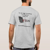 無責任で超常的な調査のTシャツ Tシャツ (裏面)