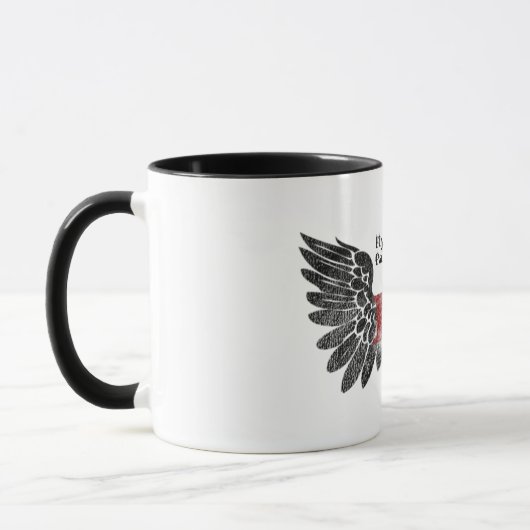 無責任な信号器のマグ マグカップ (左)