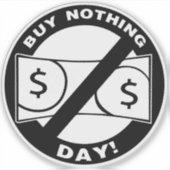 無買日 シール (正面)