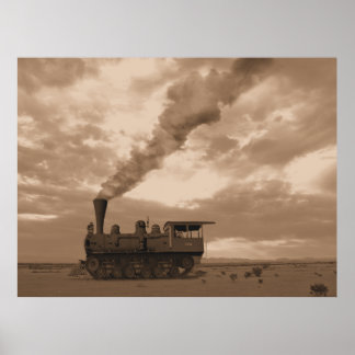無軌条機関車 ポスター