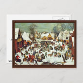 無邪人の大虐殺はブルエゲルD. P. ポストカード (正面/裏面)