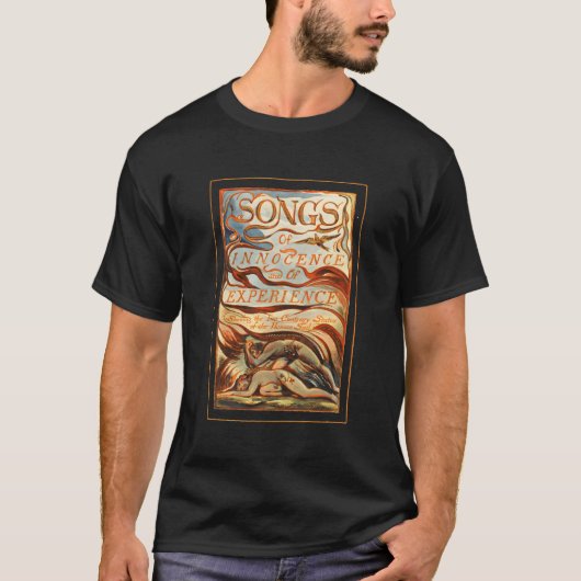 無邪気で経験の歌William Blake Tシャツ (正面)