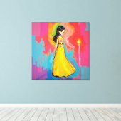 無邪気と光 キャンバスプリント (インサイチュ (ウッドフロア))