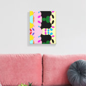 無邪気なΜesh キャンバスプリント (インサイチュ (リビング))