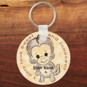 無邪気なサル キーホルダー (正面)