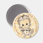 無邪気なサル マグネット (正面/裏面)