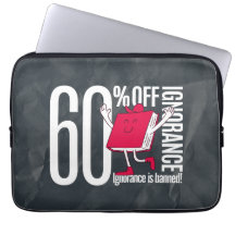 無邪気なレトロ風 無知は禁止です Laptop Sleeve