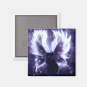 無邪気な妖精の猫の磁石 マグネット (正面/裏面)