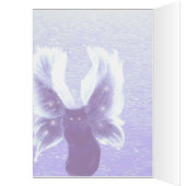 無邪気な妖精の猫カード (内側 (左))