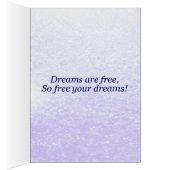 無邪気な妖精の猫カード (内側 (右))