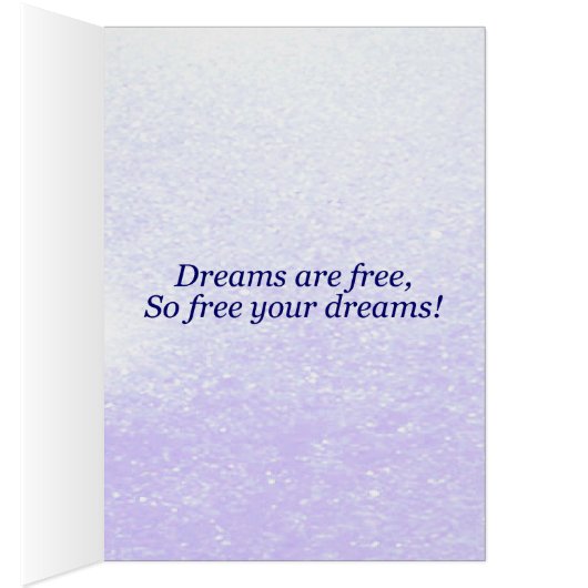 無邪気な妖精の猫カード (内側 (右))