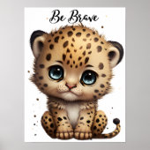 無邪気な目、野生のハート:ベビーチーター ポスター (正面)