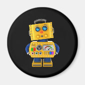 無邪気な見た目のおもちゃロボット マグネット (正面)