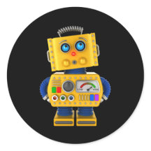 無邪気な見た目のおもちゃロボット