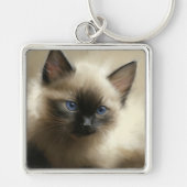 無邪気な視線シアメシタンポートレート キーホルダー (正面)