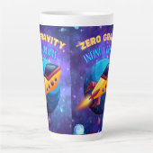 無重力の無限の夢 カフェラテマグ (正面)