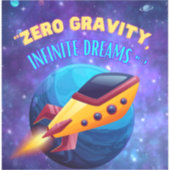 無重力の無限の夢 シール (正面)