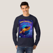 無重力の無限の夢 ロケット Tシャツ (正面フル)
