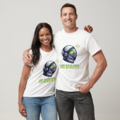無重力スペース宇宙飛行士ゲーマーTシャツ | ネオン Tシャツ (ユニセックス)