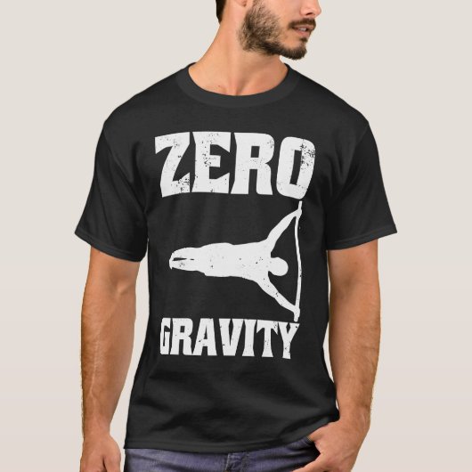 無重力ヒト国旗の健康体操と通りWo Tシャツ (正面)