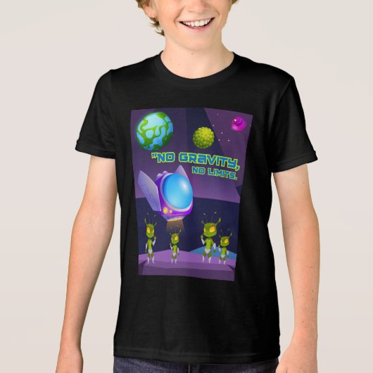 無重力無限大 トライブレンドＴシャツ (正面)