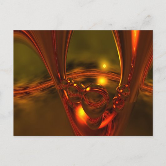 無重力状態 ポストカード (正面)