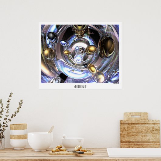 無重力 ポスター (キッチン)