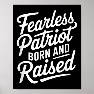 無鉄砲な愛国者 生まれも育ちもアメリカ ポスター