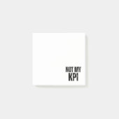 無関係なKPI 皮肉な社内用付箋 ポストイット (正面)