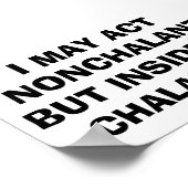 無関心な | Chalant AF ポスター (角)