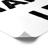 無関心のおもしろいポスター ポスター (角)